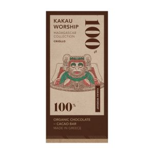 Organic Chocolate Madagascar Collection 100% Criollo ‘Kakau Worship’ 75gr