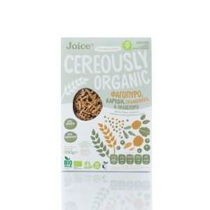 Organic Cereals with Buckwheat, Raisins, Cranberries, Sunflower Seeds & Nuts 'Joice Foods' 350gr
