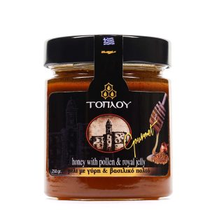 Flower Honey with Pollen and Royal Jelly ‘Toplou’ 250gr